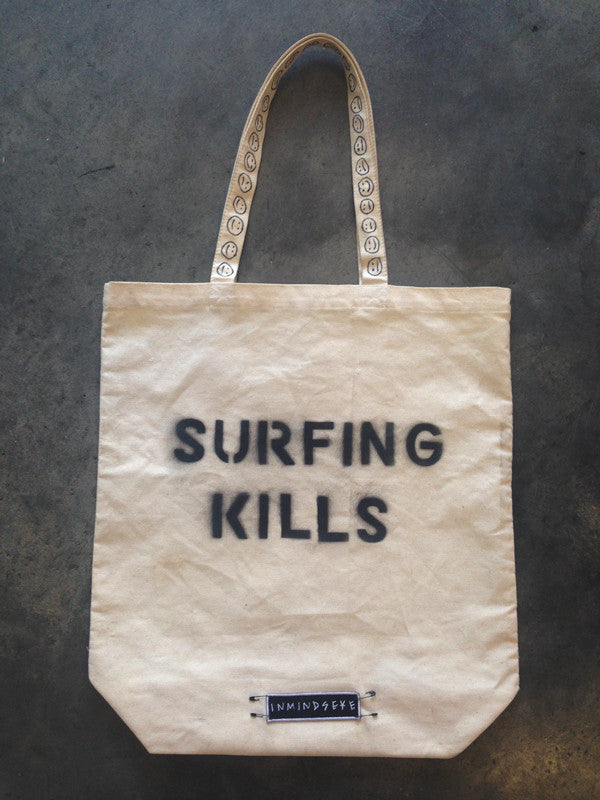 Surfing Kills - Tote Bag