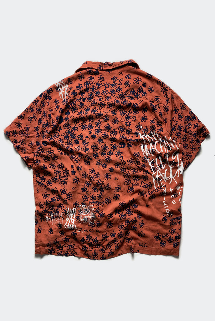UPPERS BOWLO SHIRT / RED "unisex"