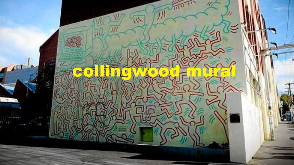 Keith Haring Collingwood Mural