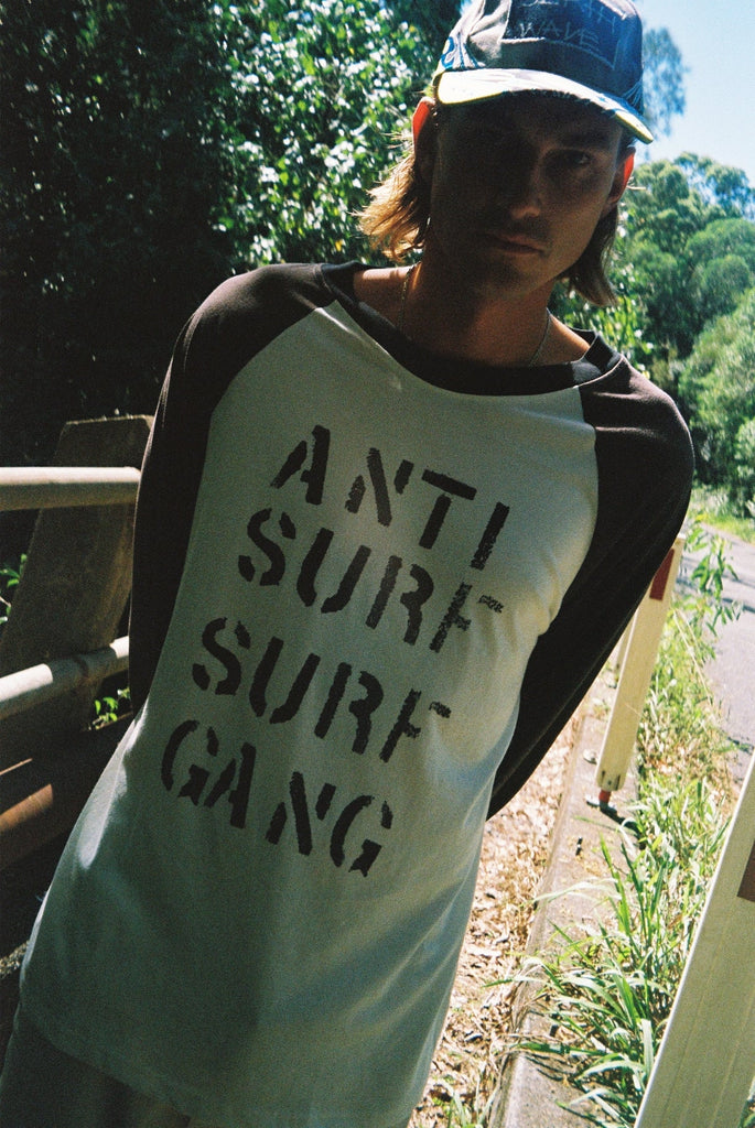 ANTI SURF L/S TEE / OFF WHITE