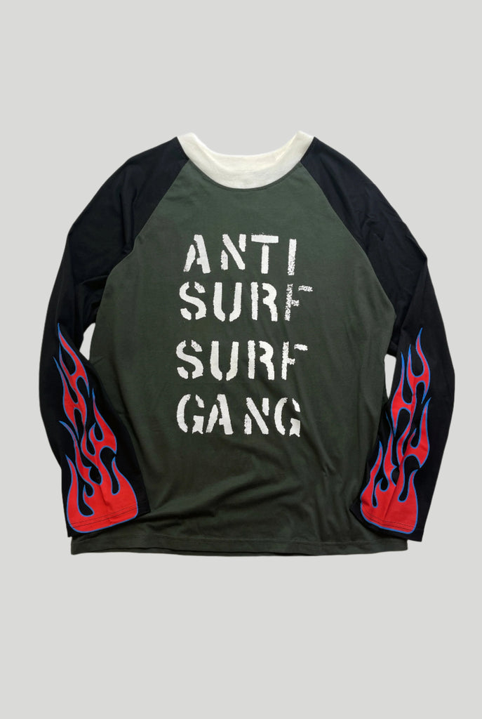 ANTI SURF L/S TEE / FADED BLACK