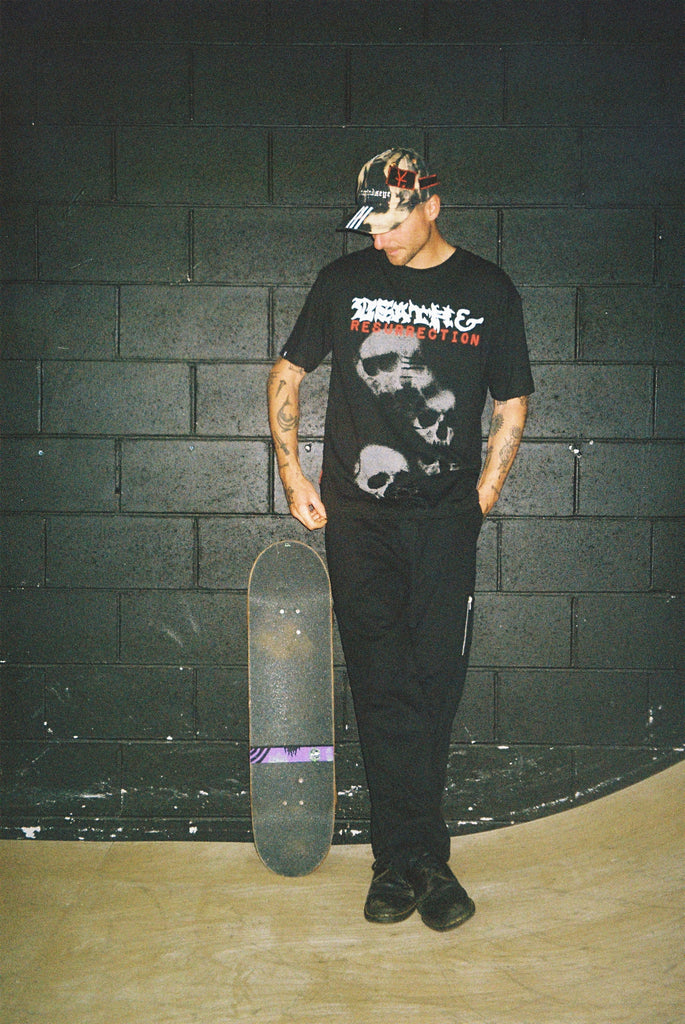 DEATH TEE / FADED BLACK