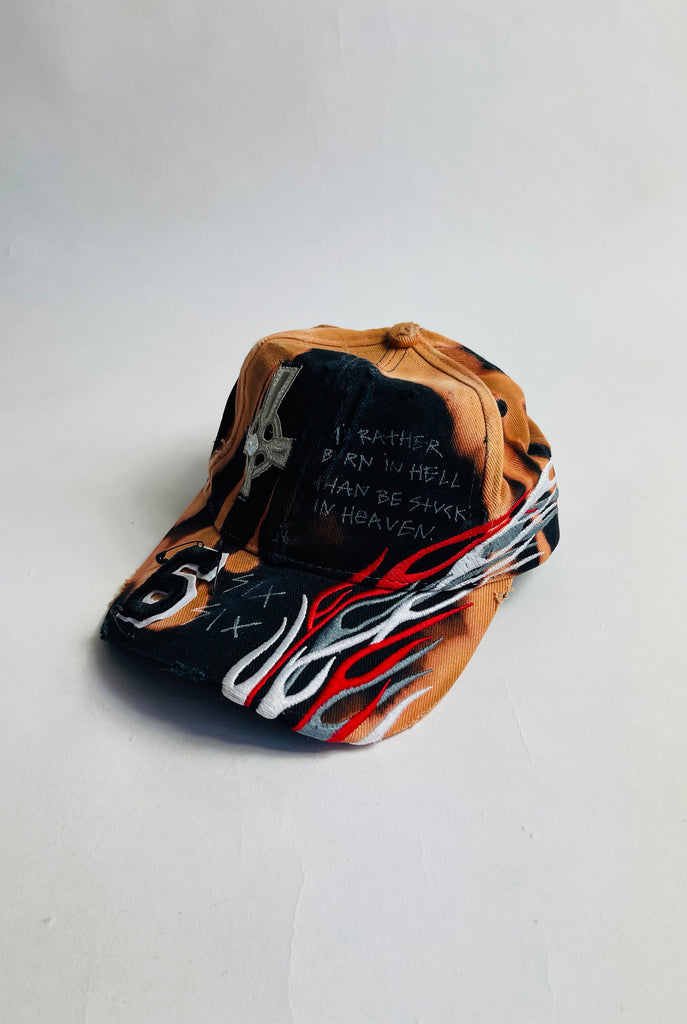 Hell Sento HELL SENT CAP / custom 1 off | INMINDSEYE