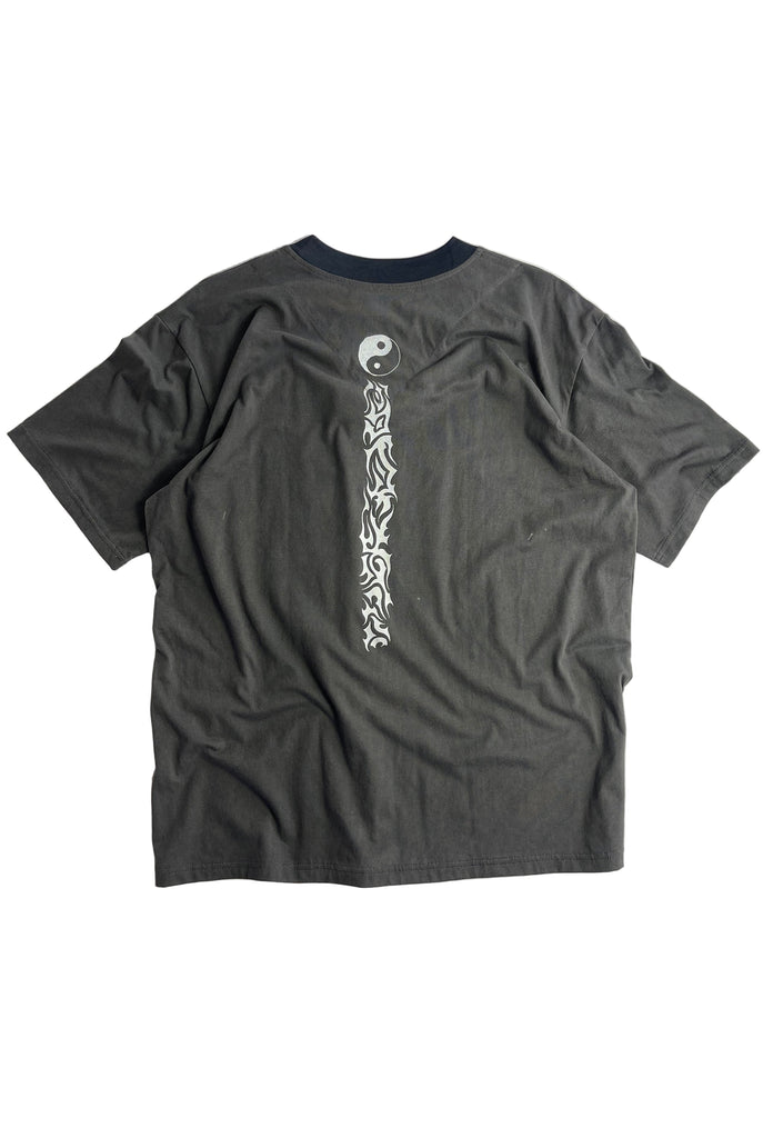 OM CHECK TEE BLACK / 1 of 1