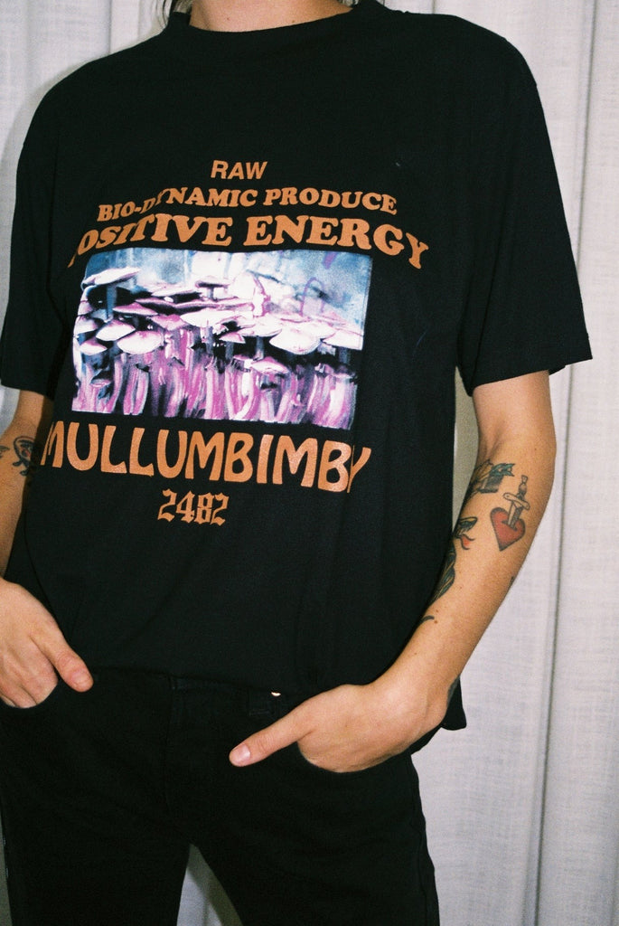 MULLUM MADNESS TEE  / FADED BLACK MADE TO ORDER