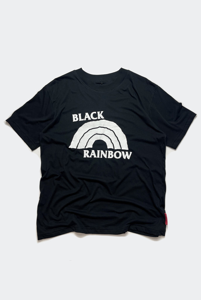 BLACK RAINBOW TEE / FADED BLACK