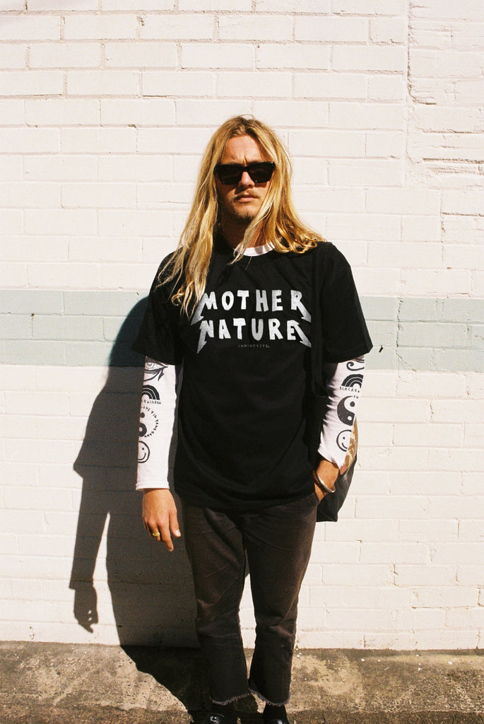 MOTHER NATURE TEE / BLACK