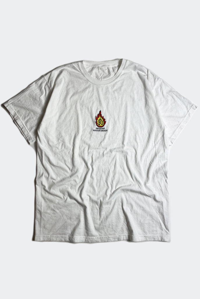 TORCHED TEE / VINTAGE WHITE
