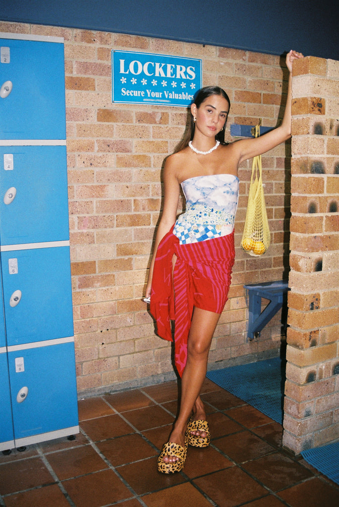 WARP SARONG / PINK