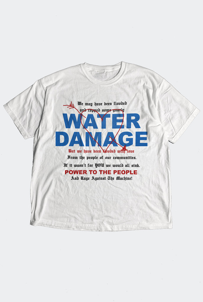 FLOOD RELIEF DONATION TEE / WHITE